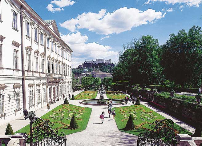 Schloss Mirabell, Mirabellgarten und Festung Hohensalzburg